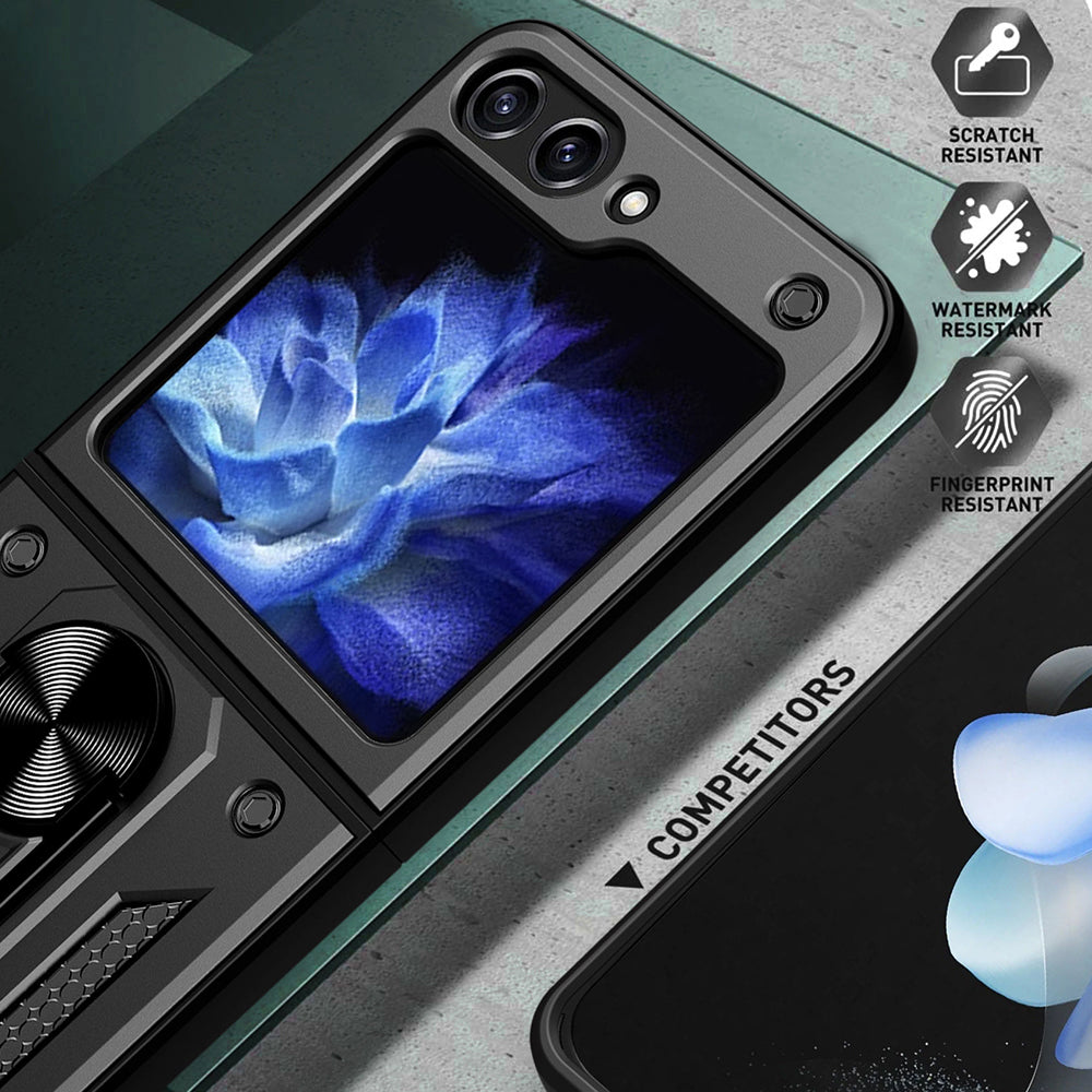 Husa de protectie Techsuit CamShield Series compatibil cu Samsung Galaxy Z Flip5, Negru