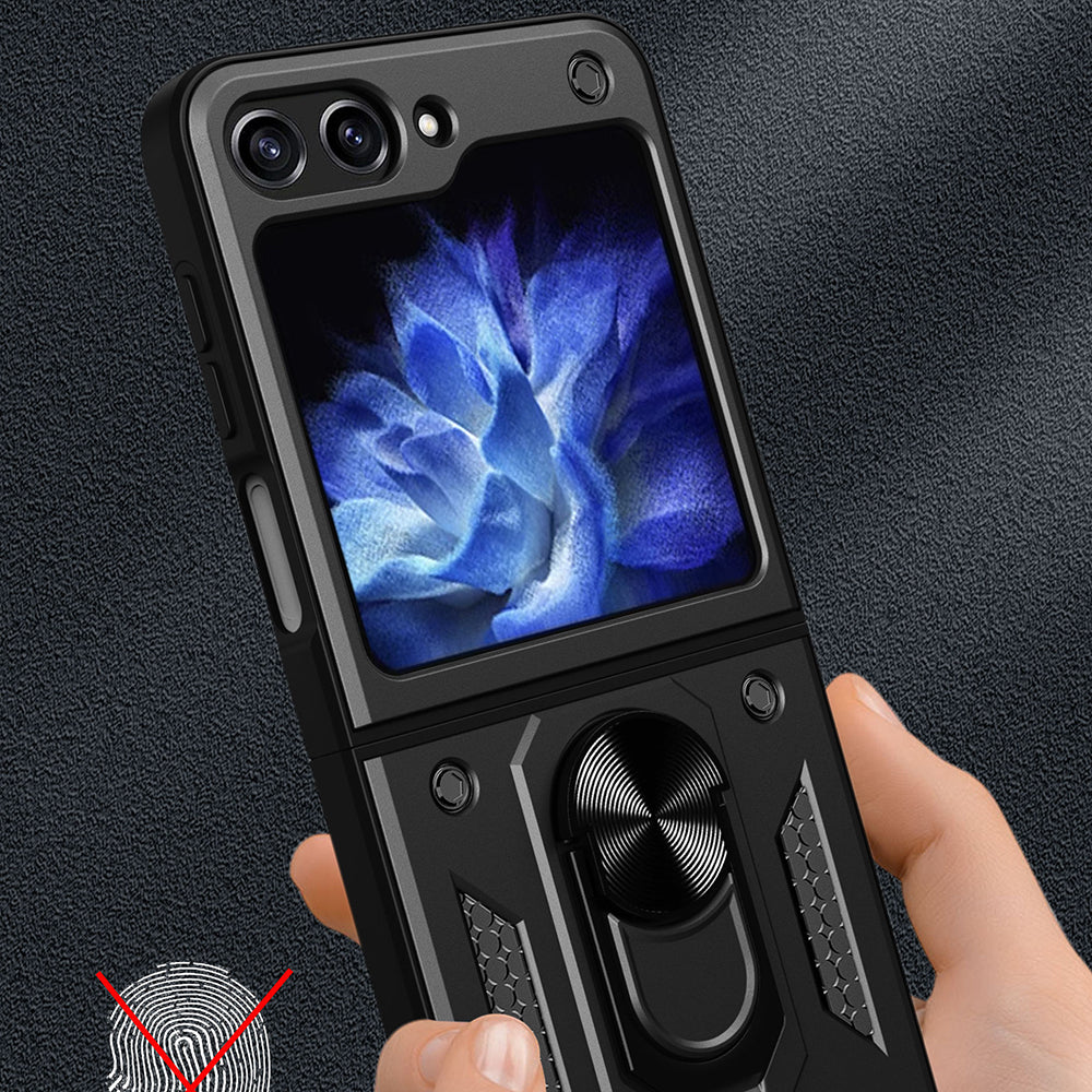 Husa de protectie Techsuit CamShield Series compatibil cu Samsung Galaxy Z Flip5, Negru