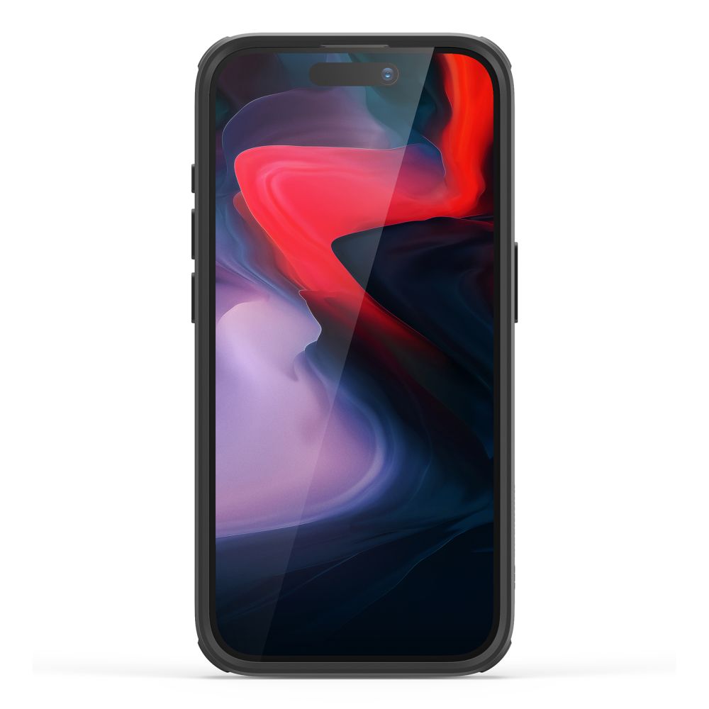 Husa de protectie ESR Classic Hybrid HaloLock Kickstand compatibil cu iPhone 15 Pro, Transparent Black
