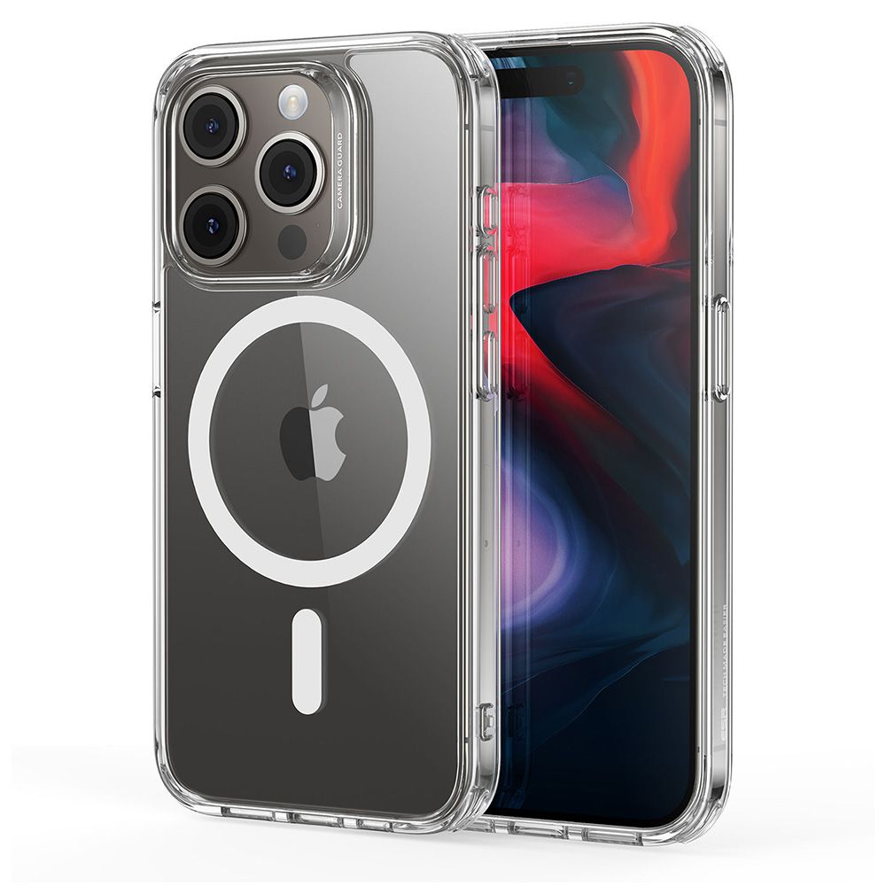 ESR Husa de protectie ESR Classic Hybrid HaloLock compatibil cu iPhone 15 Pro, Transparent – imagine 2
