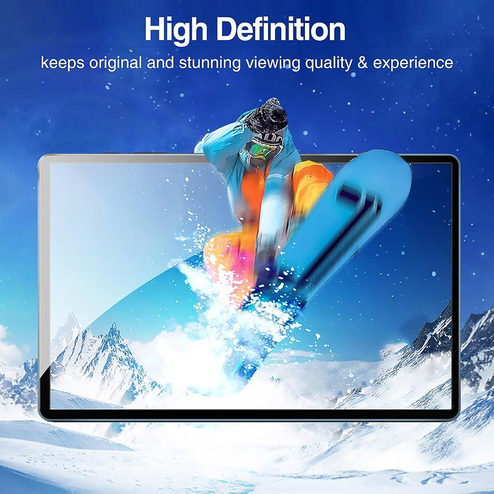 Husa de protectie tableta Lito 2.5D Classic Glass compatibil cu Samsung Galaxy Tab S9 Plus / S9 FE Plus / S10 Plus, Transparent