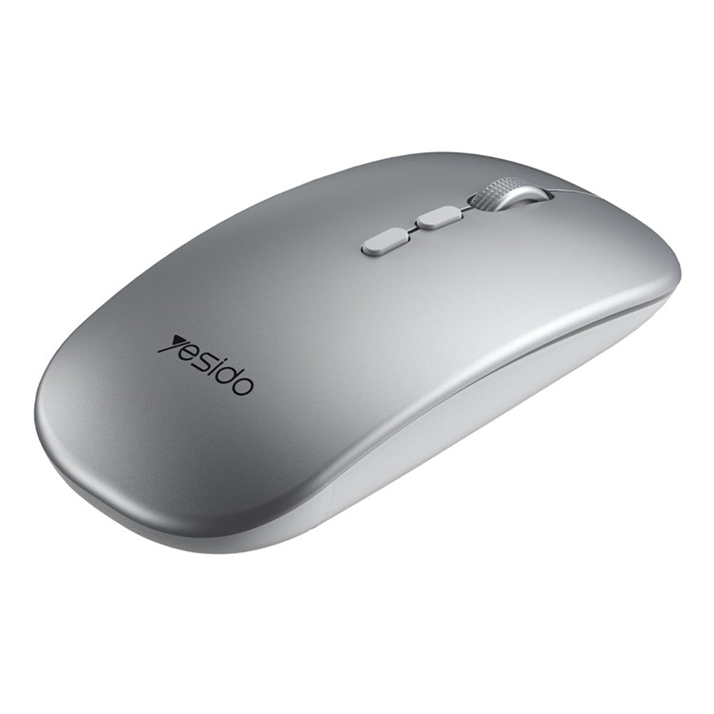 Mouse Yesido (KB15), 800/1200/1600DPI, 2.4G, Argintiu