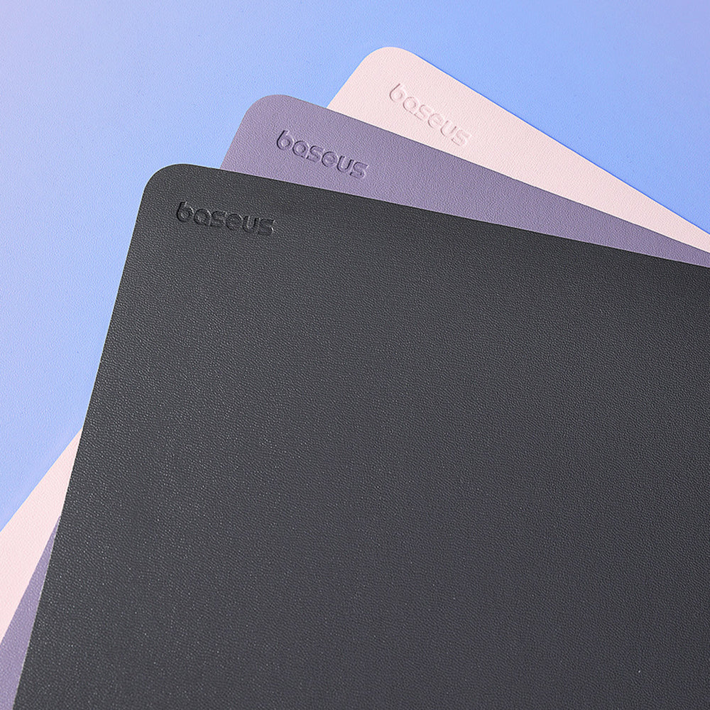 Tastatura/Mouse Baseus Mouse Pad (B01055504411-00), for Office, Gaming, Home, from PU Leather, Roz Pastel