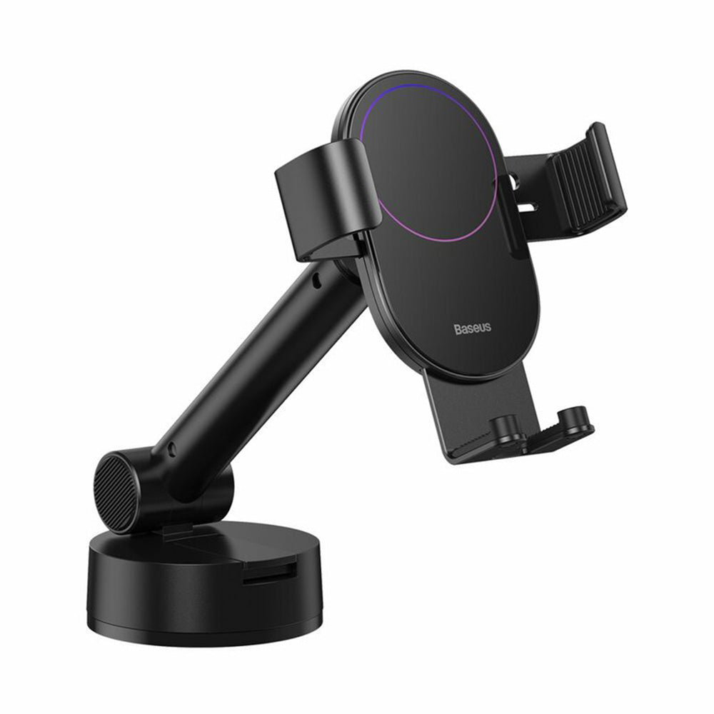 Suport Baseus Simplism (SUYL-JY01), Gravity Grip for Dashboard and Windshield, Negru
