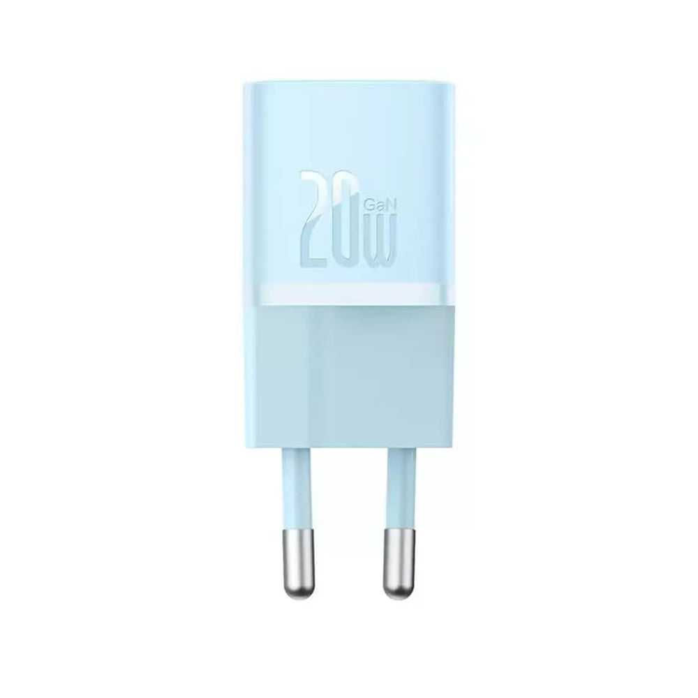 Incarcator Baseus (CCGN050103), GaN, Type-C, Fast Charging, 20W, Albastru