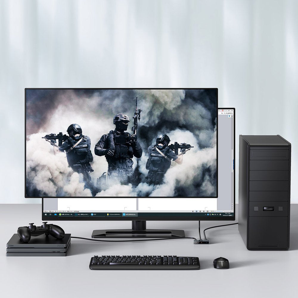 Adaptor Baseus Matrix HDMI Switcher (CAHUB-BC0G), 3x HDMI, 4K@30Hz, Gri