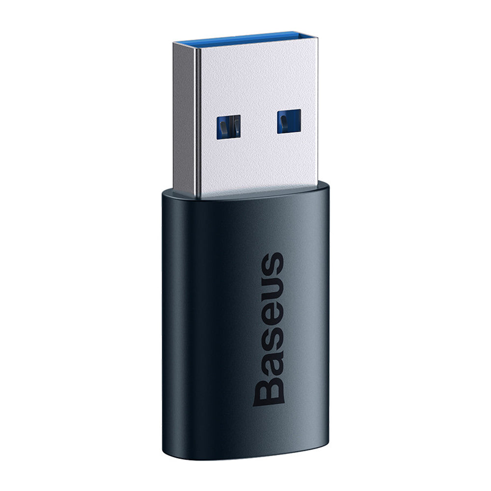Adaptor Baseus OTG Adapter Ingenuity Series (ZJJQ000103), USB 3.1 Male to Type-C Female, Albastru