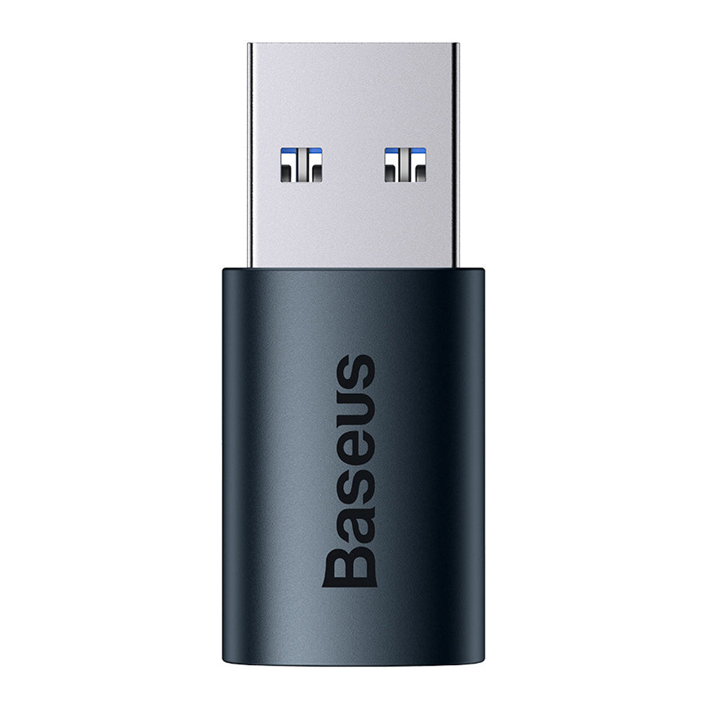 Adaptor Baseus OTG Adapter Ingenuity Series (ZJJQ000103), USB 3.1 Male to Type-C Female, Albastru