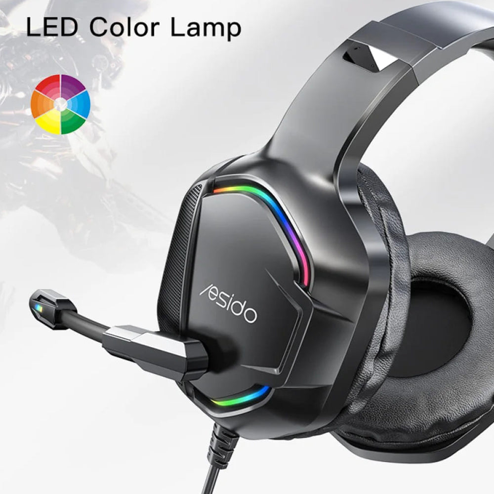 Yesido Wired EK01 fekete gaming fülhallgató