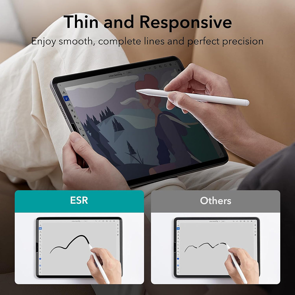Husa de protectie tableta ESR Magnetic Privacy Screen Protector compatibil cu iPad Air 11 (2024) / Air 11 (2025) / Air 11 (2026), Negru