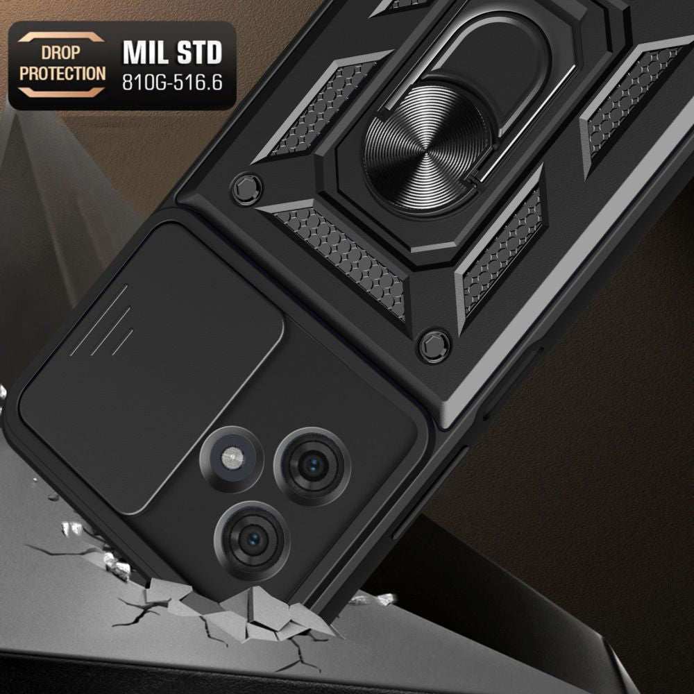 Husa de protectie Techsuit CamShield Series compatibil cu Motorola Moto G54, Negru