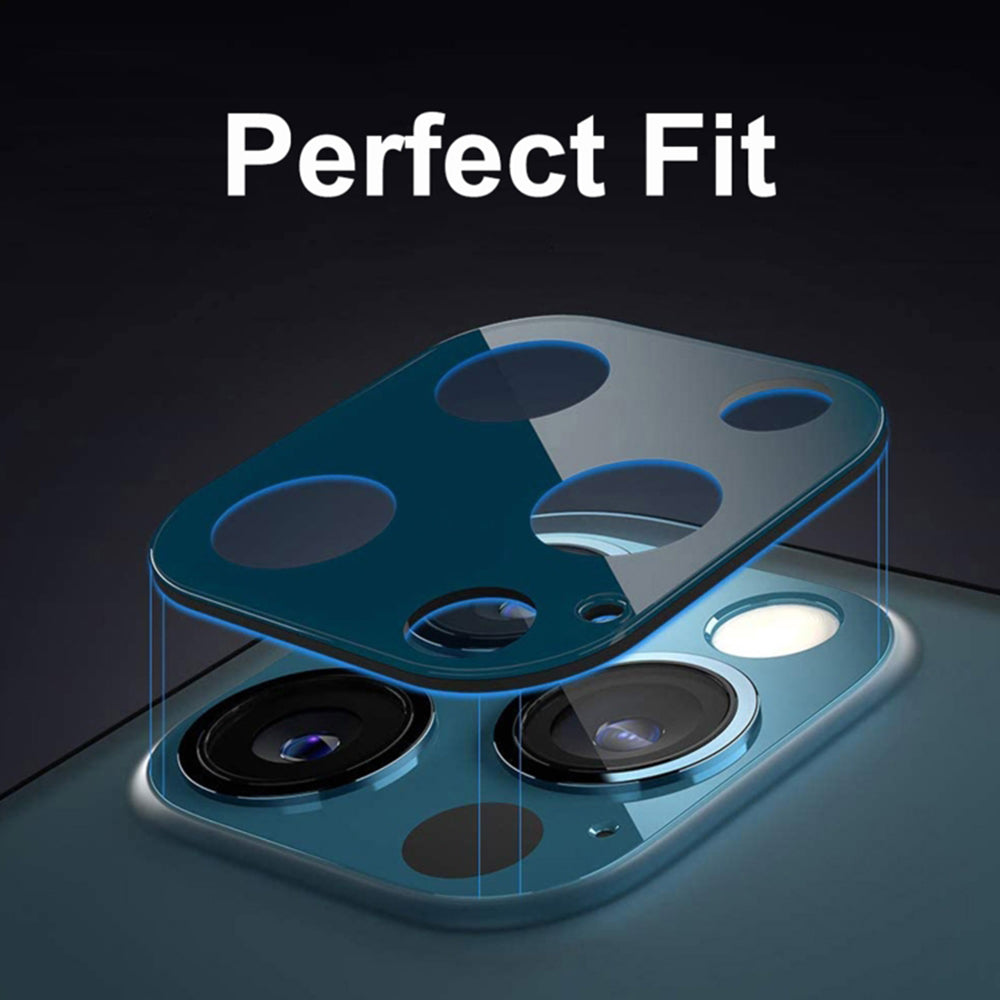 Folie de protectie Techsuit Full Camera Glass compatibil cu iPhone 12 Pro Max, Negru
