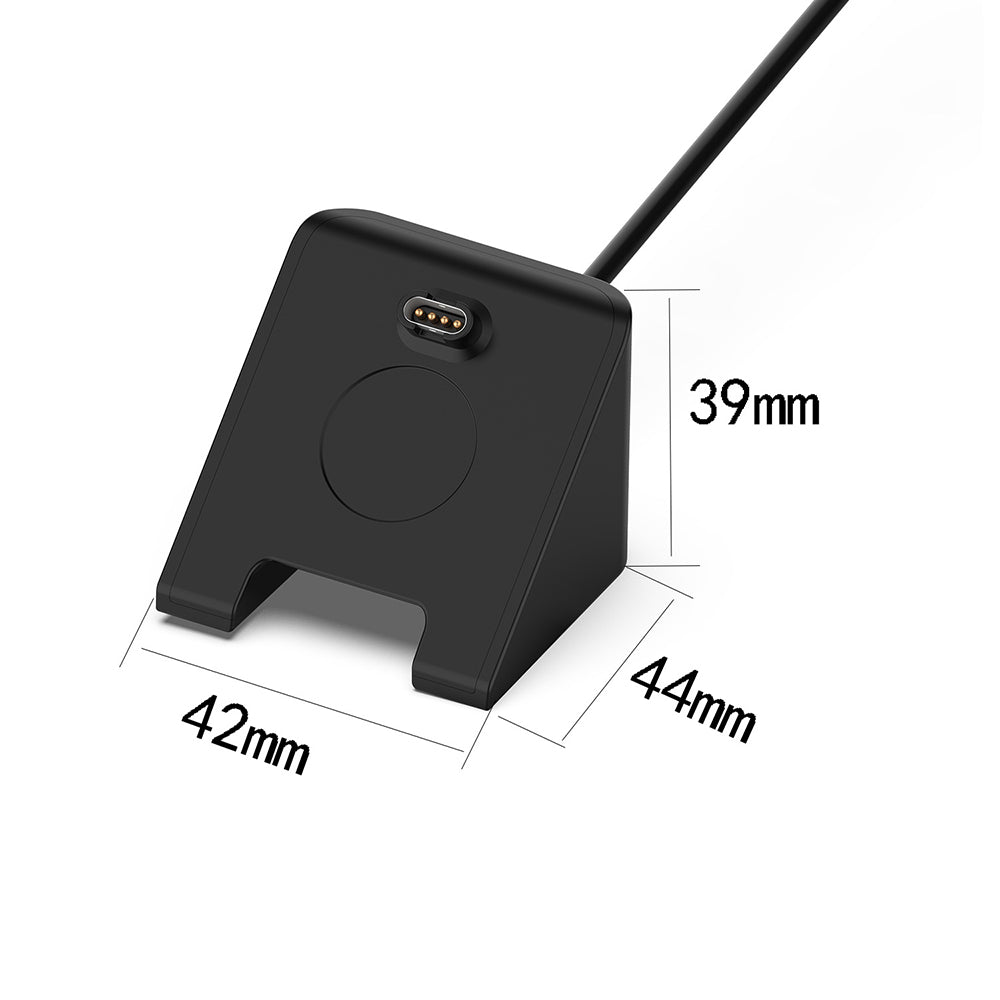 Incarcator Techsuit SmartWatch Wireless Charging Cable (TGC3), for Garmin Fenix 5/5 Plus/6/6X/7X, USB, 5W, 1m with Desk Holder, Negru