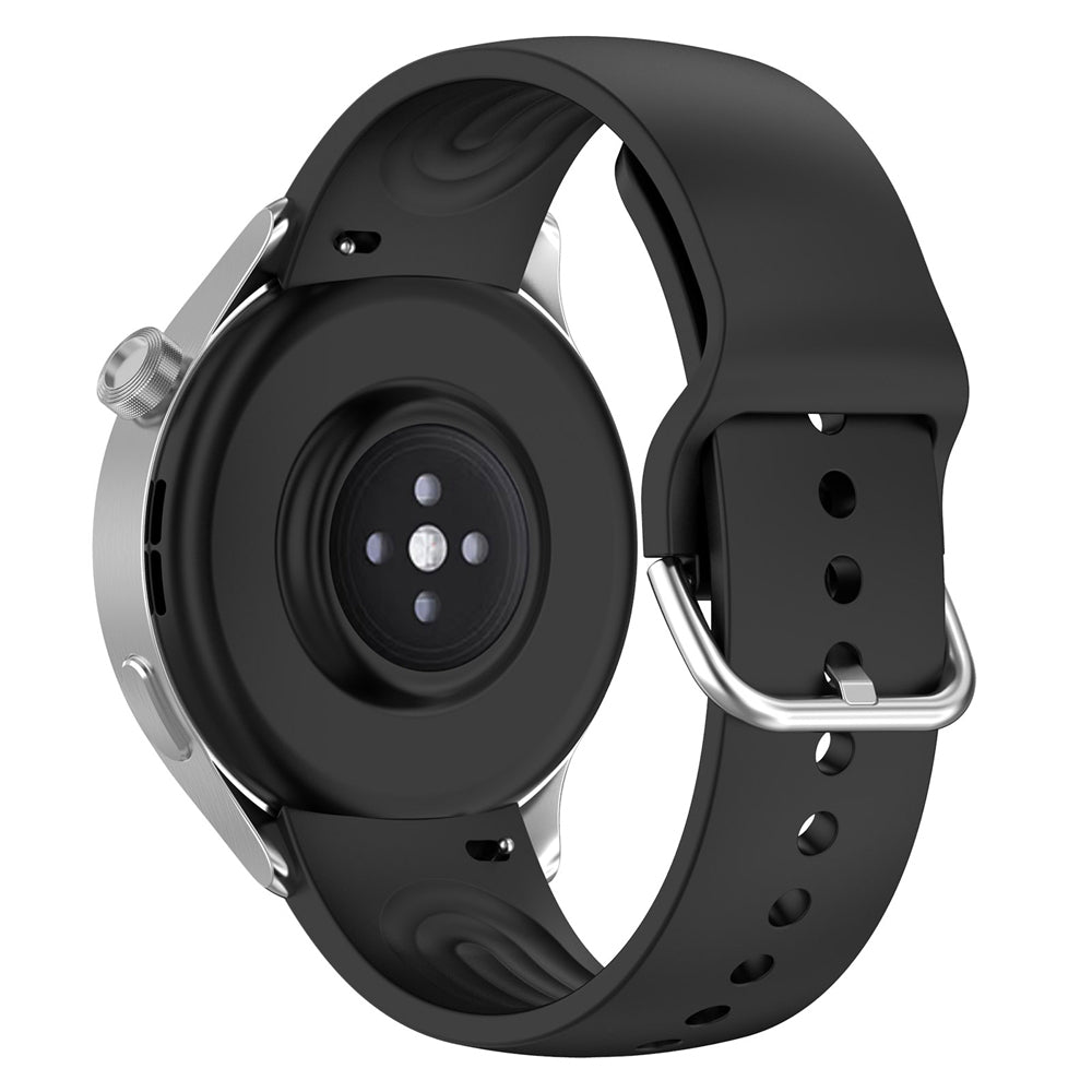 Curea smartwatch Techsuit Watchband 22mm (W003) compatibil cu Huawei Watch GT 2 46mm / GT 3 46mm, Xiaomi Watch S1 Pro / Active, Negru
