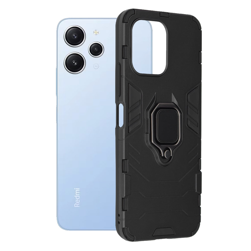 Husa de protectie Techsuit Silicone Shield compatibil cu Xiaomi Redmi 12 4G / Xiaomi Redmi 12 5G, Negru