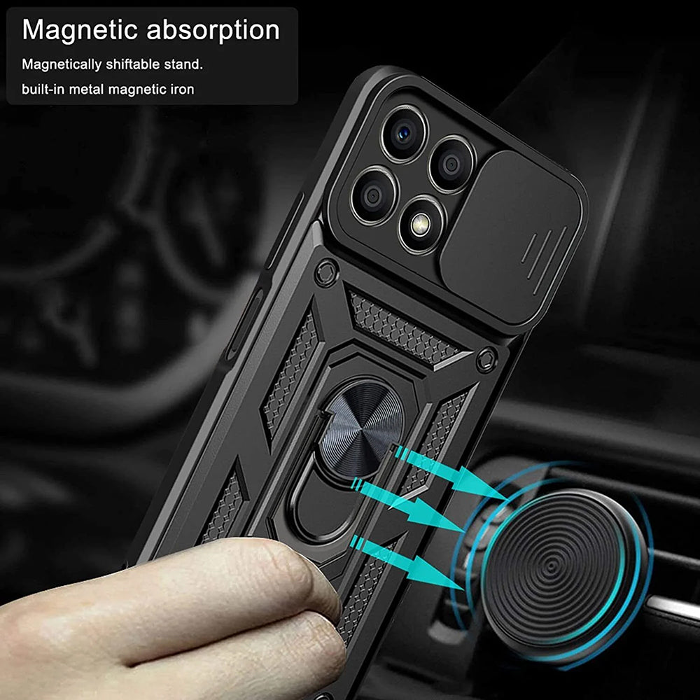 Husa de protectie Techsuit CamShield Series compatibil cu Honor X6a, Negru