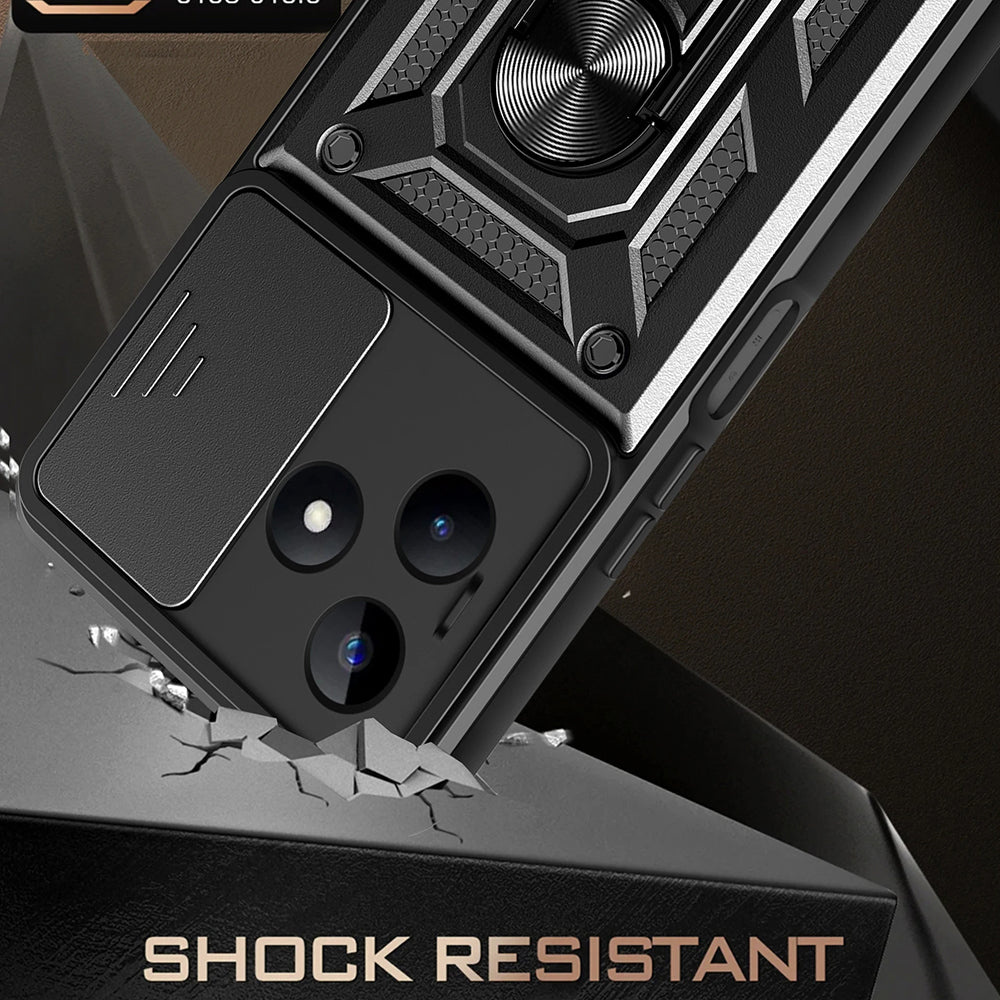 Husa de protectie Techsuit CamShield Series compatibil cu Xiaomi Redmi Note 13 5G, Negru
