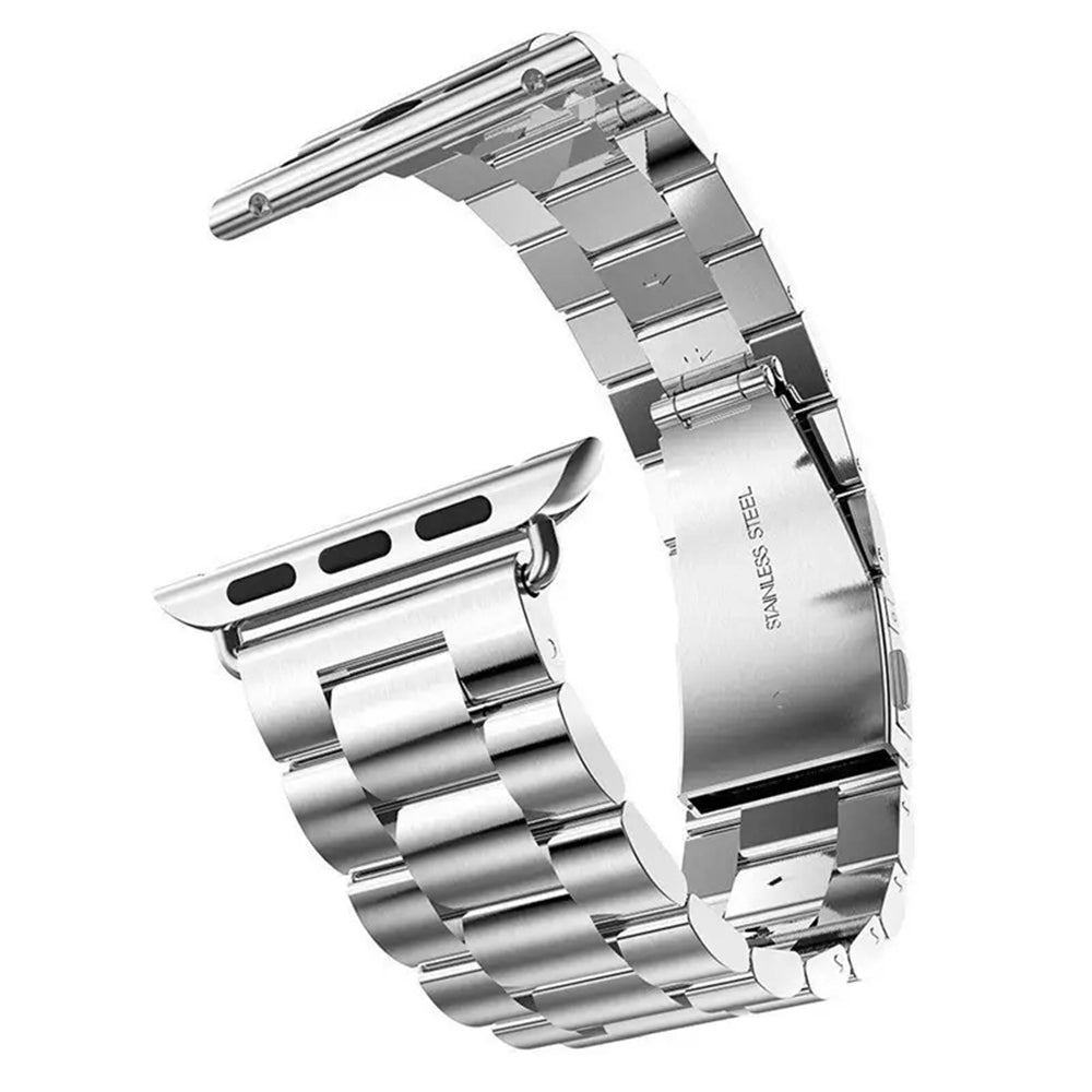 Curea smartwatch Techsuit Watchband (W036) compatibil cu Apple Watch 1/2/3/4/5/6/7/8/9/10/11/SE/SE 2/SE 3 (38/40/41/42mm), Argintiu