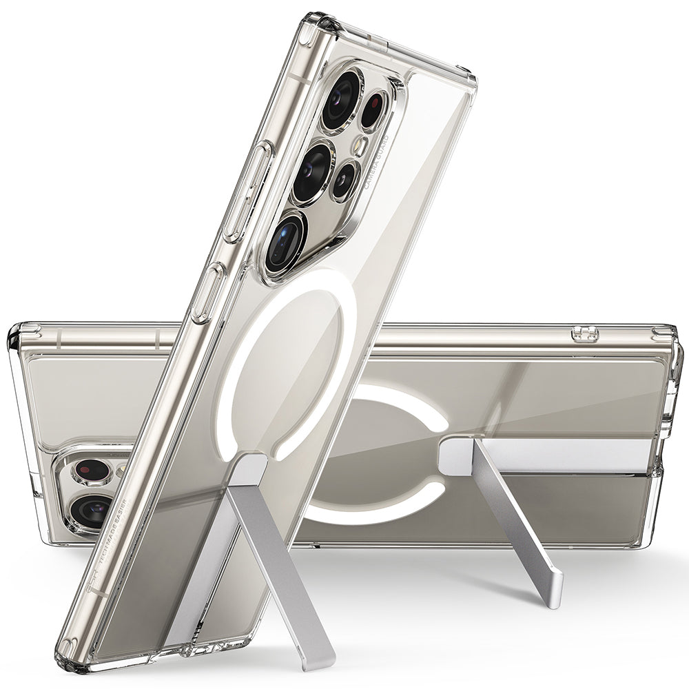 Husa de protectie ESR Boost Flickstand HaloLock compatibil cu Samsung Galaxy S24 Ultra, Transparent
