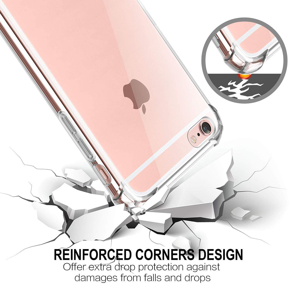 Husa de protectie Techsuit Shockproof Clear Silicone compatibil cu iPhone 5/ iPhone 5s/ iPhone SE, Transparent