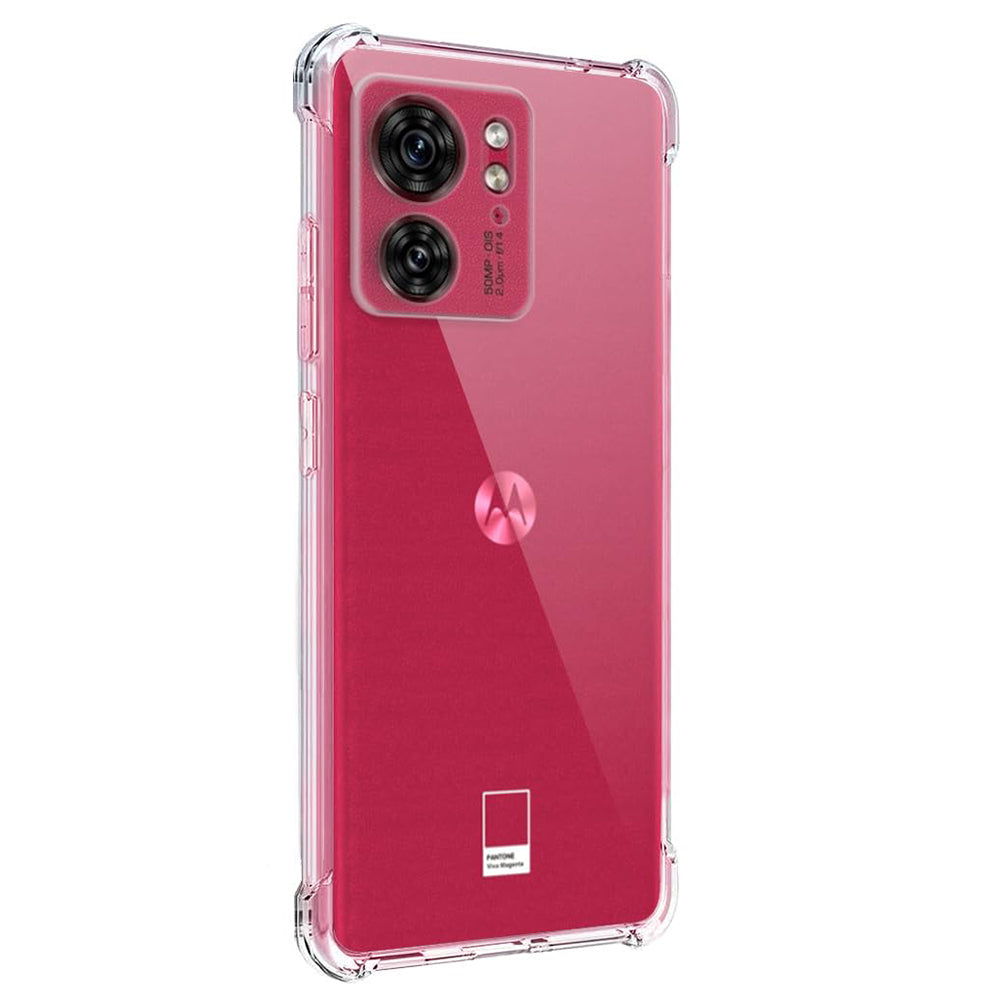 Husa de protectie Techsuit Shockproof Clear Silicone compatibil cu Motorola Edge 40 / Edge (2023), Transparent