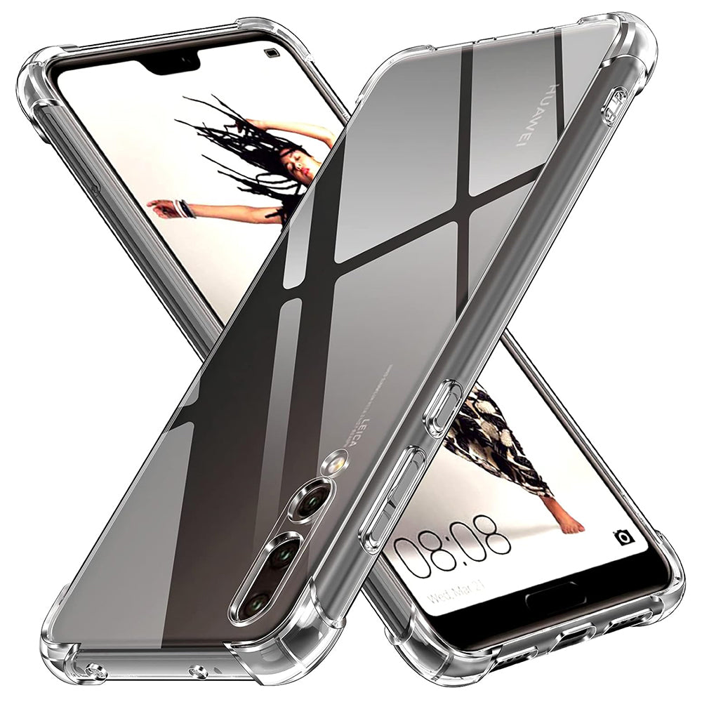 Husa de protectie Techsuit Shockproof Clear Silicone compatibil cu Huawei P20 Pro, Transparent