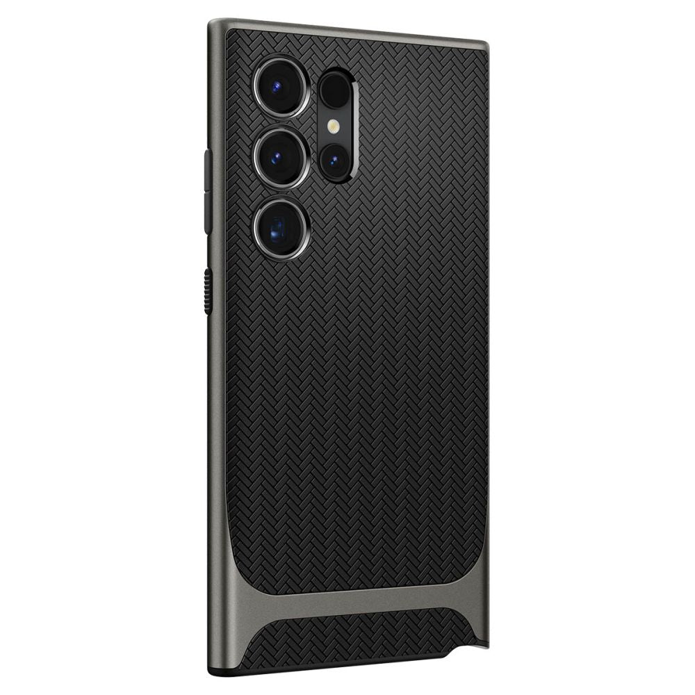 Husa de protectie Spigen Neo Hybrid (ACS07305) compatibil cu Samsung Galaxy S24 Ultra, Gunmetal