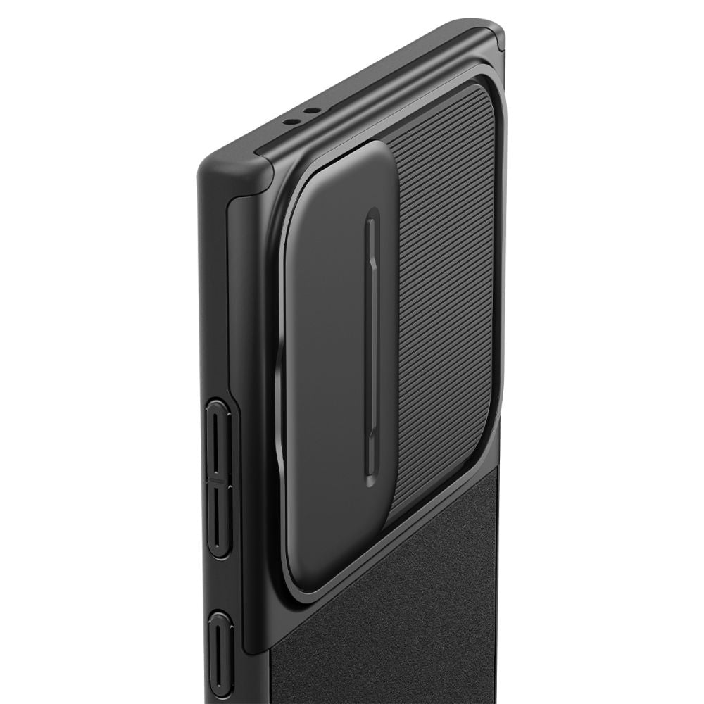 Husa de protectie Spigen Optik Armor (ACS07313) compatibil cu Samsung Galaxy S24 Ultra, Negru