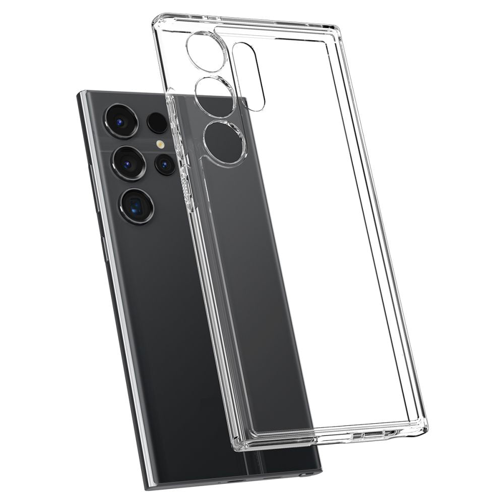 Husa de protectie Spigen Ultra Hybrid (ACS07292) compatibil cu Samsung Galaxy S24 Ultra, Transparent