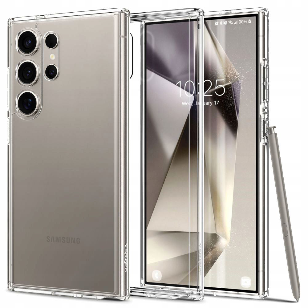 Husa de protectie Spigen Ultra Hybrid (ACS07292) compatibil cu Samsung Galaxy S24 Ultra, Transparent