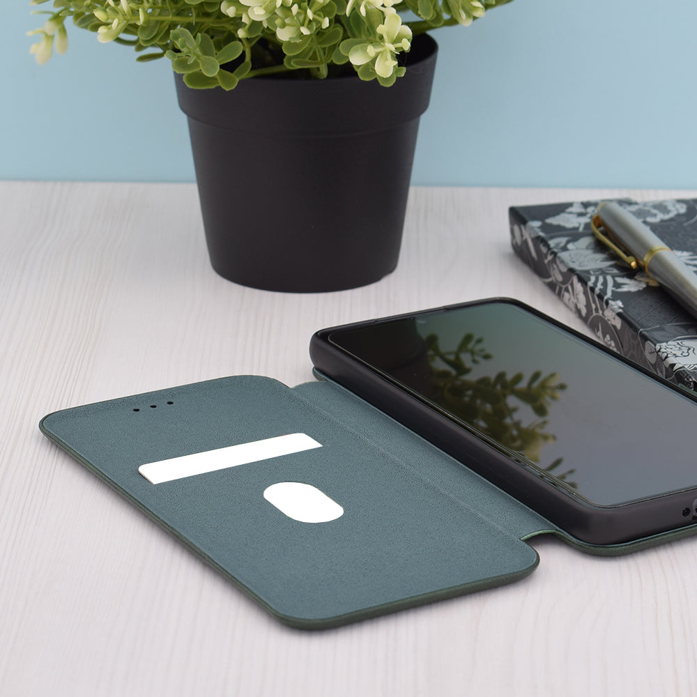 Husa de protectie Techsuit Safe Wallet Plus compatibil cu iPhone 16 Plus, Verde