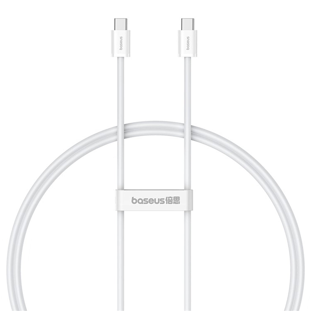 Cablu Baseus (P10365200211-01), Type-C to Type-C, 30W, 2m, Moon White