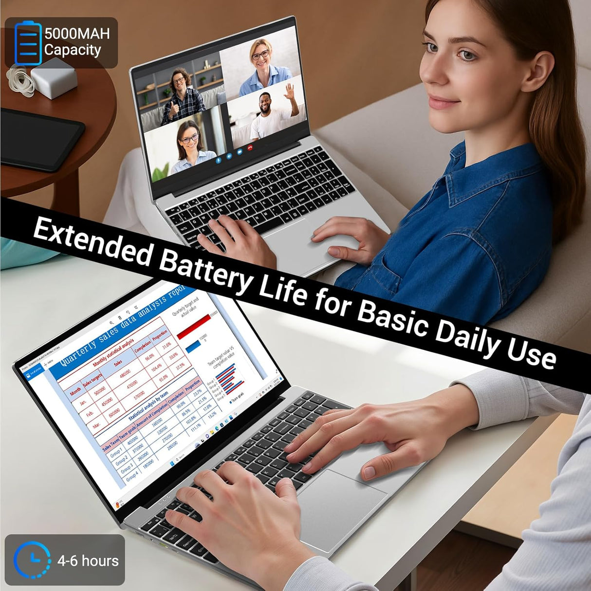 Notebook SADSYMB XU-133E, 16GB, 512GB, 15.6 Inch display, N95 CPU (3.4GHz)