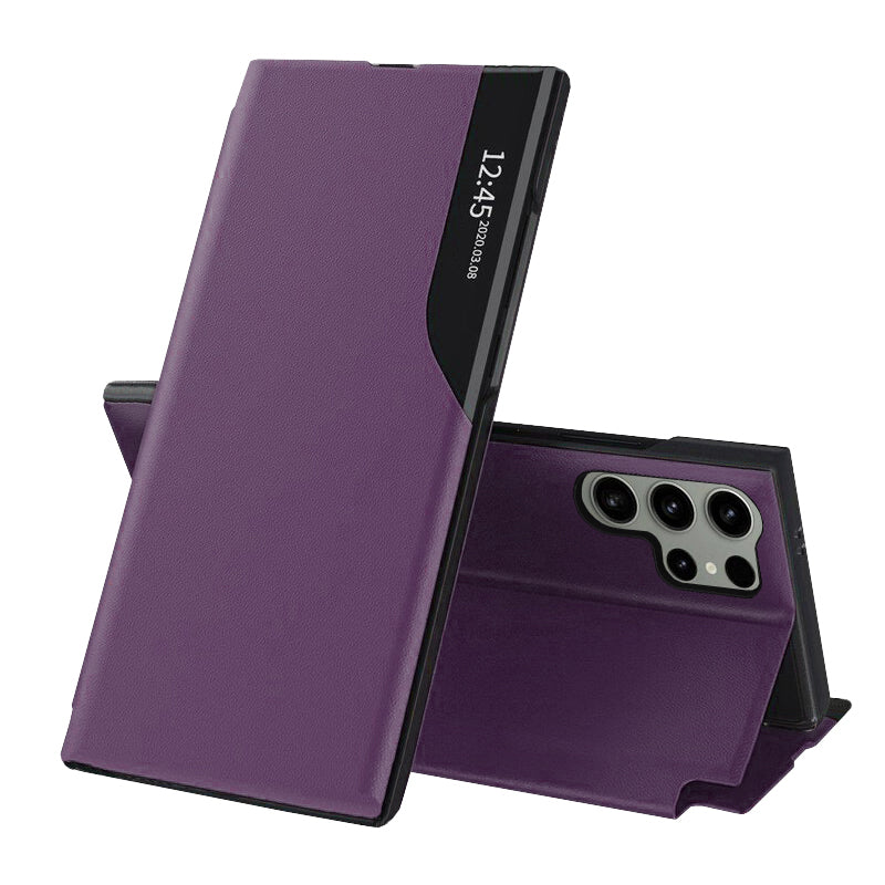Husa de protectie Techsuit eFold Series compatibil cu Samsung Galaxy S24 Ultra, Mov