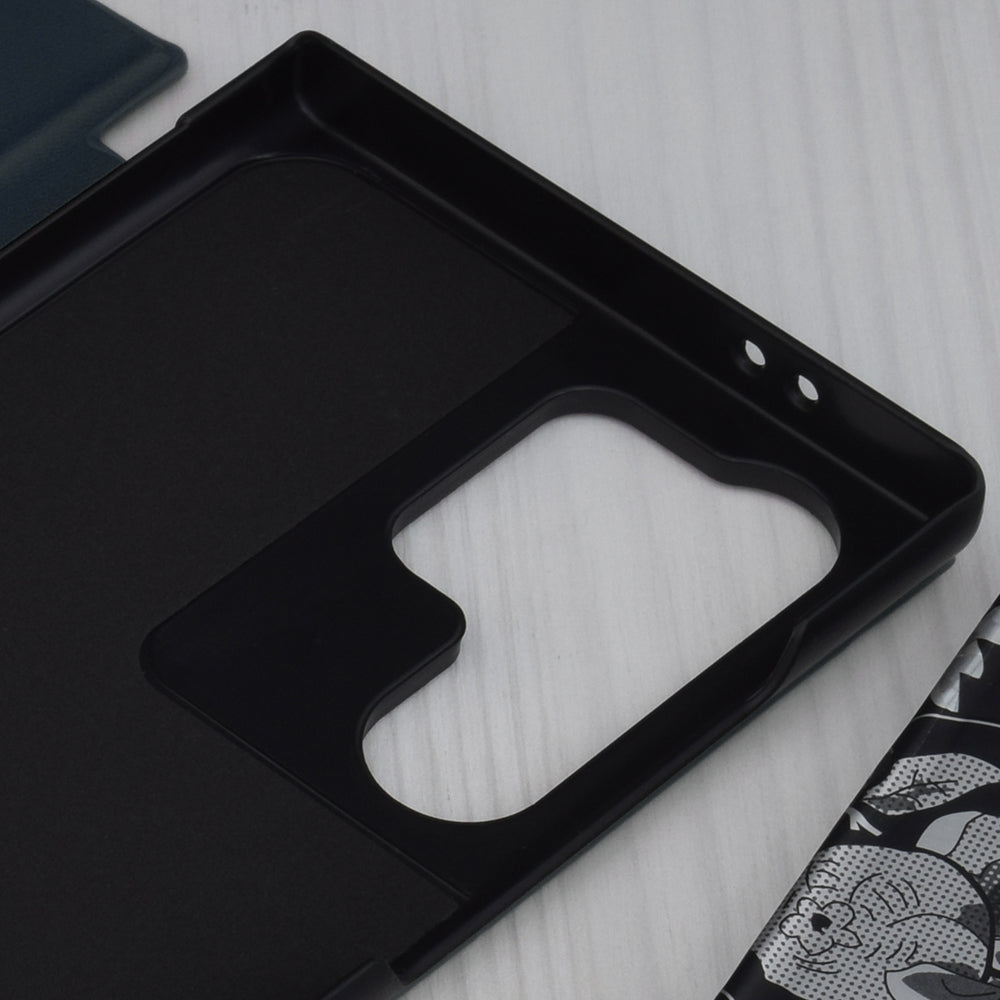 Husa de protectie Techsuit eFold Series compatibil cu Samsung Galaxy S24 Ultra, Albastru Inchis