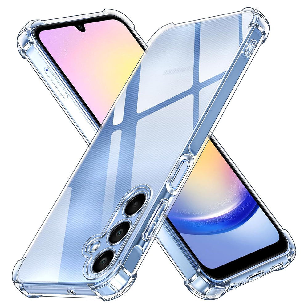 Husa de protectie Techsuit Shockproof Clear Silicone compatibil cu Samsung Galaxy A25 5G, Transparent