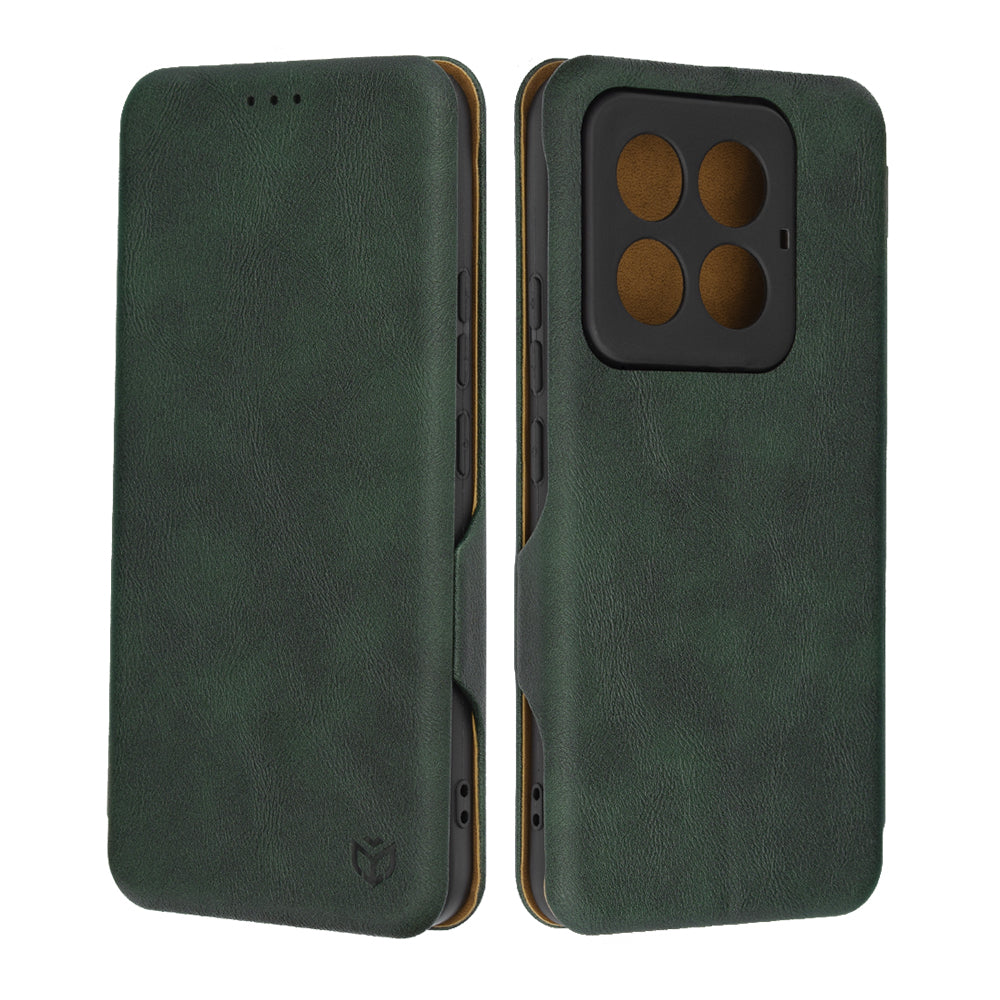 Husa de protectie Techsuit Safe Wallet Plus compatibil cu Xiaomi 14 Pro, Verde