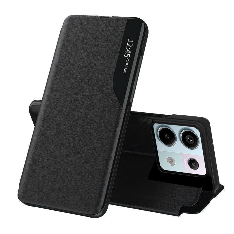 Husa de protectie Techsuit eFold Series compatibil cu Xiaomi Redmi Note 13 Pro 5G / Poco X6, Negru