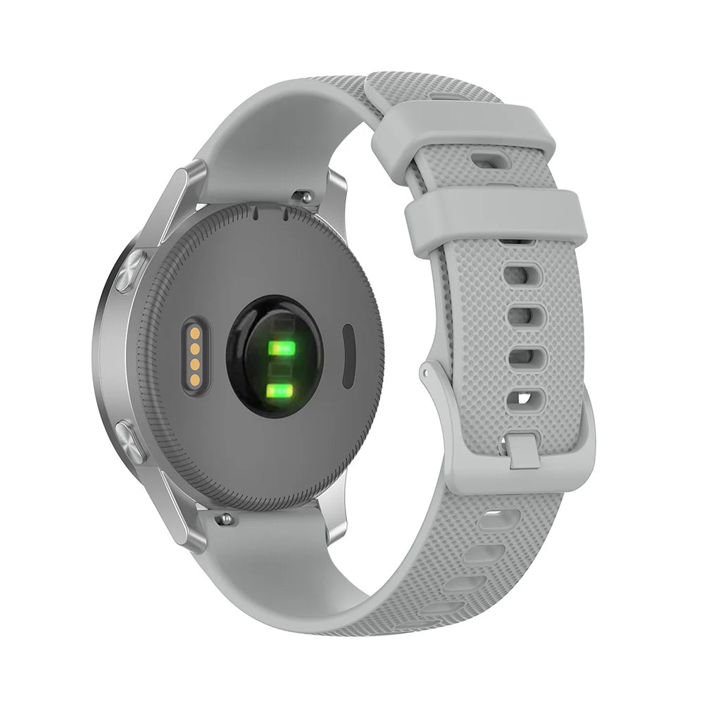 Curea smartwatch Techsuit Watchband 22mm (W006) compatibil cu Huawei Watch GT 2 (46mm)/GT 2 Pro/GT 3 Pro (46mm)/Ultimate, Xiaomi Watch S1, Gri