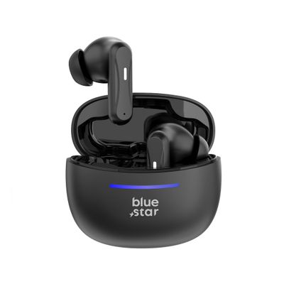 Casti wireless In-Ear Blue Star TWS BK44, Black (negru)