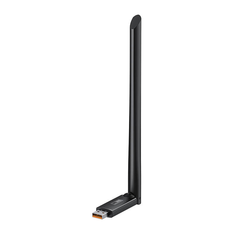 Adaptor Baseus Adapter Wi-Fi with Antenna FastJoy (B01317600111-00), USB 2.0, 150Mbps, Windows/Linux, Negru