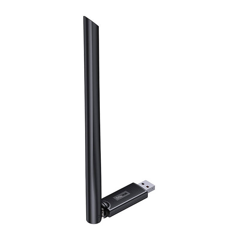 Adaptor Baseus Adapter Wi-Fi with Antenna FastJoy (B01317600111-00), USB 2.0, 150Mbps, Windows/Linux, Negru