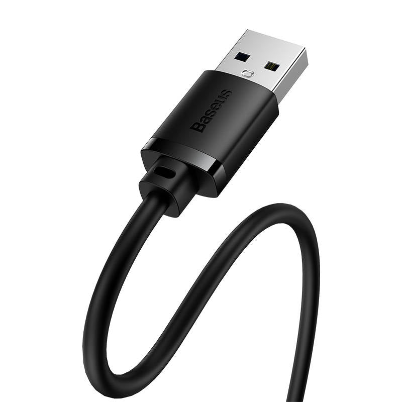 Adaptor Baseus Extension Cable AirJoy Series (B00631103111-00), USB Male to Female USB 3.0, 1m, Negru