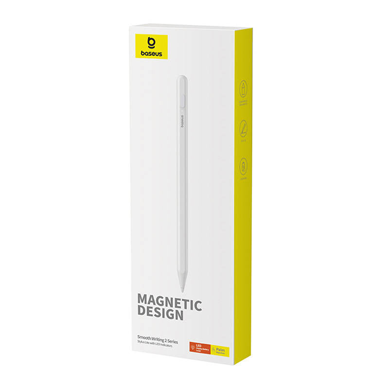 Stylus Pen Baseus Smooth Writing 2 (P80015802213-02), LED Indicator, Alb