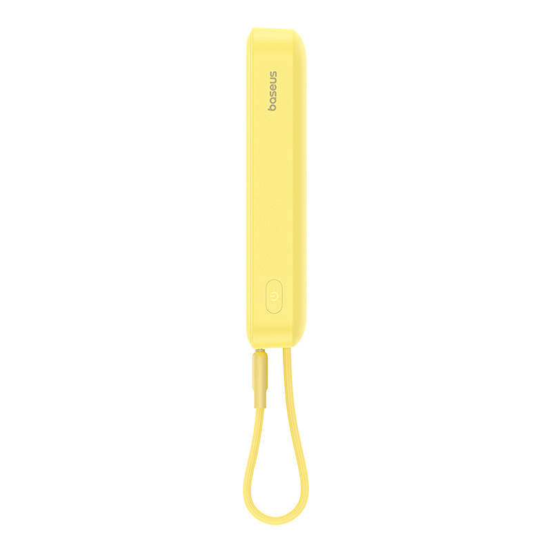 Baterie externa Baseus Magnetic Mini (P10022109Y23-00), MagSafe, USB-C, 10000mAh, 20W, Galben