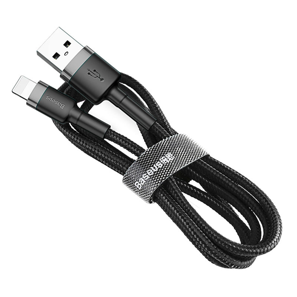 Cablu Baseus Cafule (CALKLF-AG1), USB-Lightning, 2.4A, 50cm, Gri