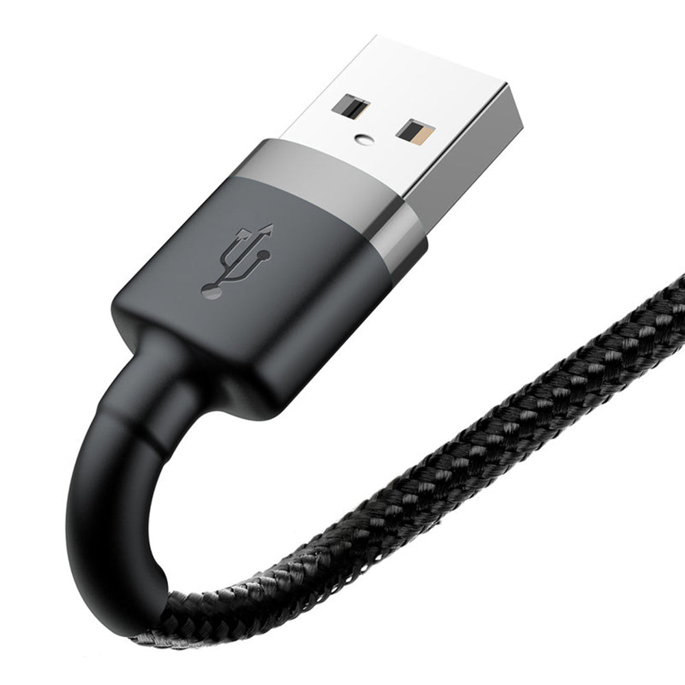 Cablu Baseus Cafule (CALKLF-BG1), USB-Lightning, 2.4A, 1m, Negru