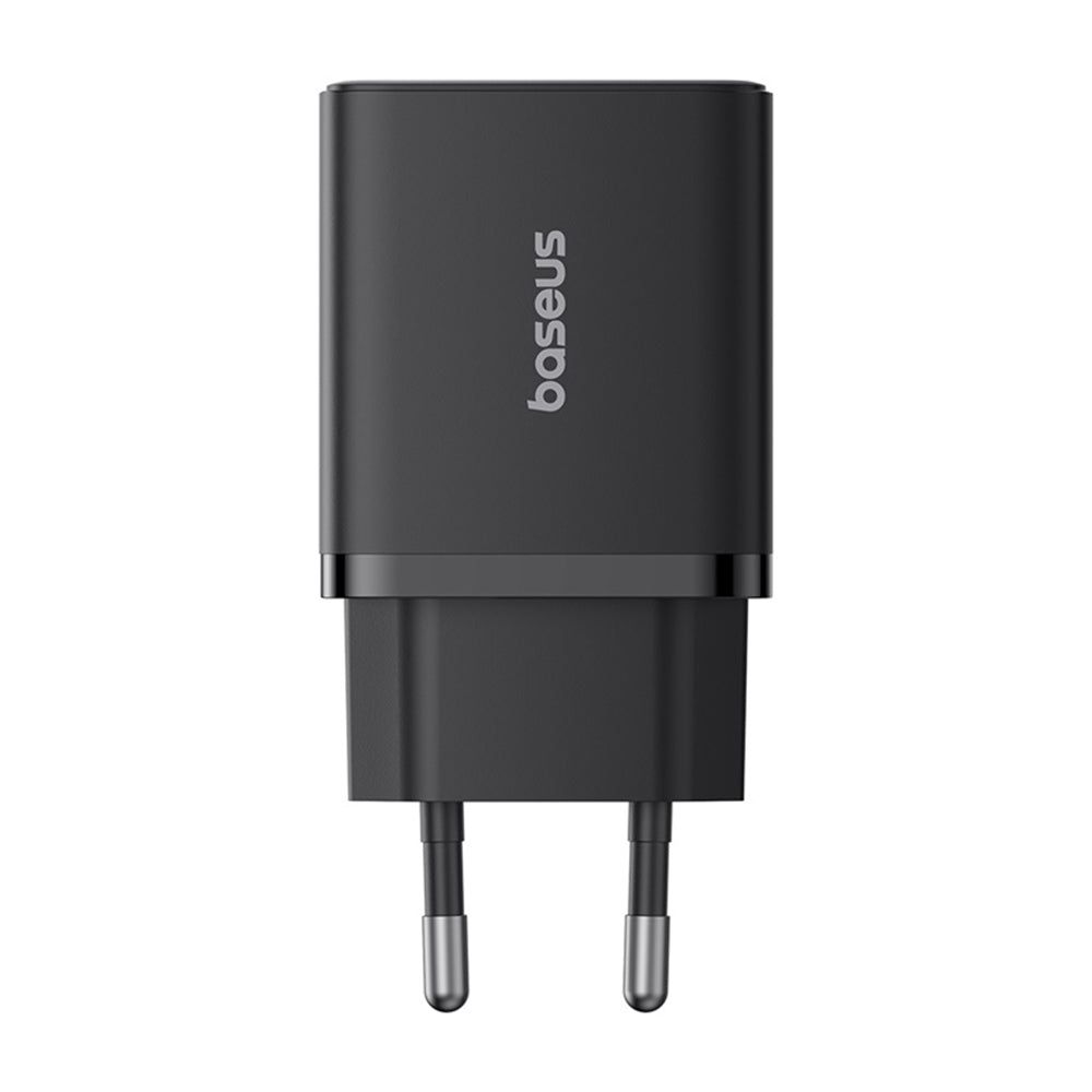 Incarcator Baseus (P10111402113-00), GaN, 2x USB, Type-C, Fast Charging, 30W, Cluster Black