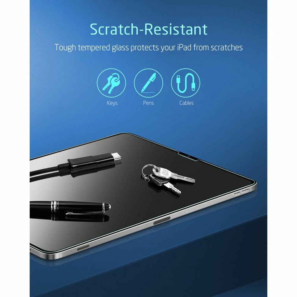 Husa de protectie tableta ESR Tempered Glass 9H (set de 2) compatibil cu iPad Air 4 / 5 (2020/2022) / Pro 11 (2018 / 2020 / 2021 / 2022), Transparent