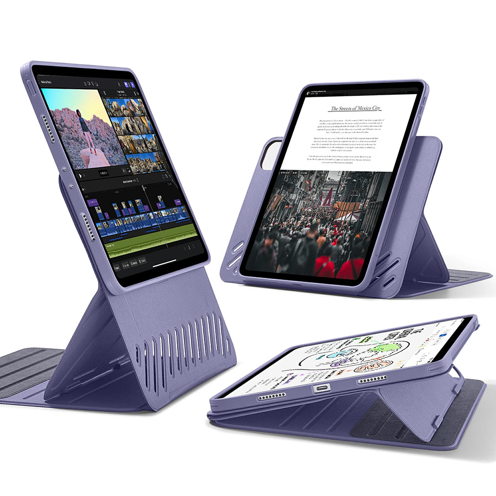 Husa de protectie tableta ESR Shift Magnetic compatibil cu iPad Pro 11 (2024) / iPad Pro 11 (2025), Mov